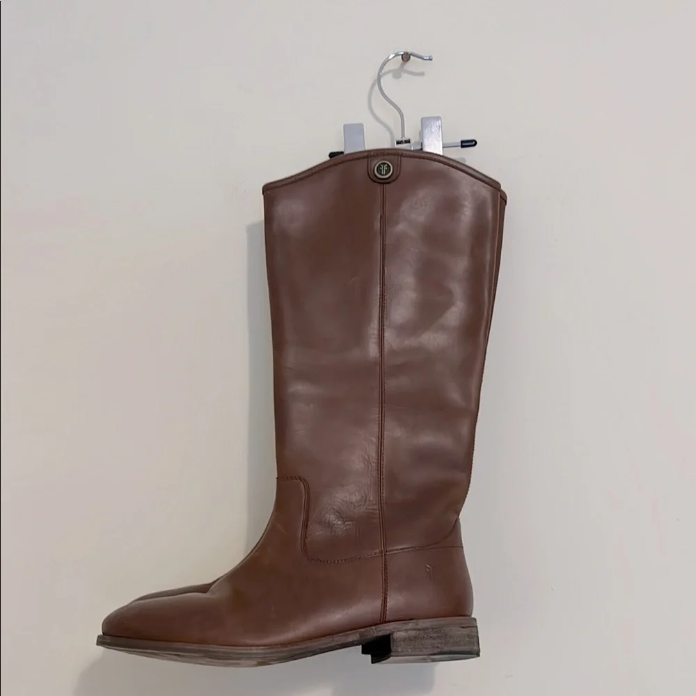 Frye Melissa Classic Women's Tall Leather Riding Boots - Brown size 10 NWOB